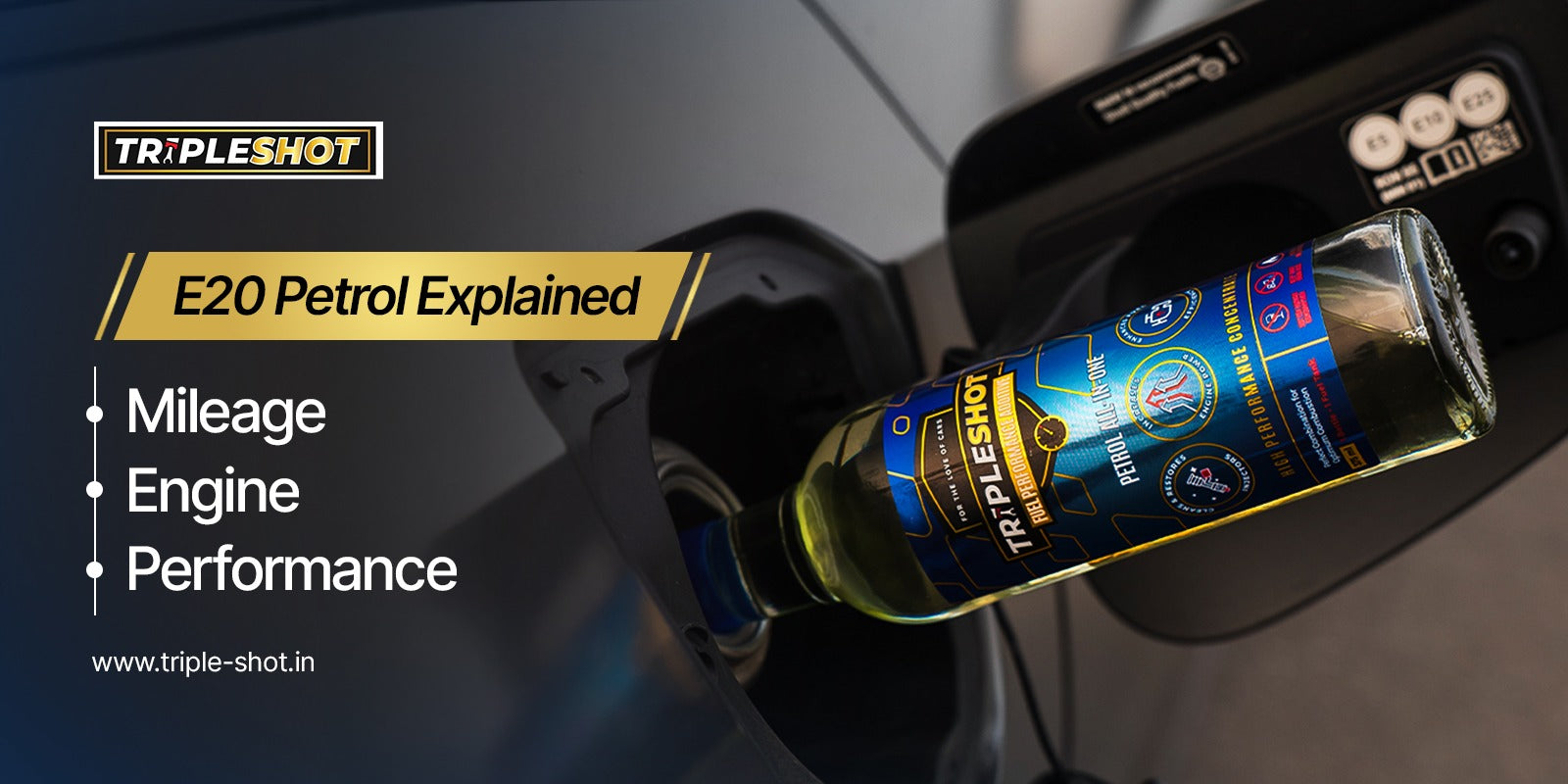       Ethanol Blended Petrol in India: E10 vs E20, Mileage & Car Compatibility – Tripleshot